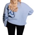 thumbnail image 3 of Pull en Tricot à Manches Longues pour Femmes, 3 of 6