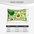 thumbnail image 6 of Balery Avocado Green Striped Bedding Queen Pillow Cases - Envelope Closure - Soft Brushed Microfiber Fabric - Shrinkage and Fade Resistant Pillow Cases-16"x24", 6 of 9