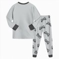 thumbnail image 5 of Kaprioy Boys Pajamas Fall Winter Toddler Boy Pajamas Cotton Pjs Set Kids Dinosaur 2 Piece Long Sleeve Sleepwear, 5 of 7