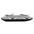 thumbnail image 3 of Acanthus Chair Seating Cushion Set of 12, Continuous Pattern with Victorian Classical Gothic Motif, Seat Pads for Office with Anti-slip Backing, 16"x16", Charcoal Grey and White, by Ambesonne, 3 of 6