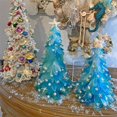 thumbnail image 2 of Christmas Sea Glass Tree Christmas Sea Glass Tree Decoration Ornaments, 2 of 4