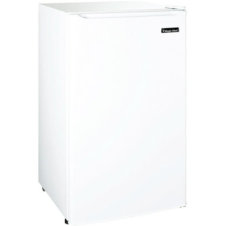 Magic Chef 19 Inch Wide 3.5 CU. FT. Compact Refrigerator with Freezer / White (MCBR350W2)