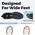 thumbnail image 2 of FitVille Wide Mens Sneakers Slip-on Shoes, Slip Resistant Hiking Walking Shoes with Arch Support & Wide Toe Box, 2 of 8