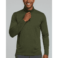 thumbnail image 3 of Real Essentials 3 Pack: Men's Dry-Fit Active Quarter Zip Long Sleeve Athletic Performance Pullover (Available In Big & Tall), 3 of 7