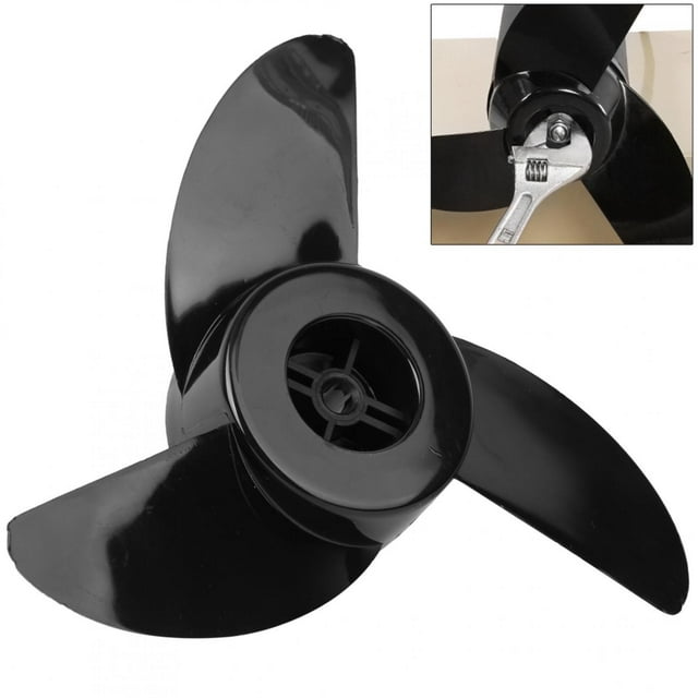 Dioche Propeller Blade, Propellers Electric Outboard Motor Prop 3-Blades Marine Motor Boat Propellers Outboard Fit For Haibo T54