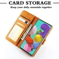 thumbnail image 4 of Tasnim Wallet Case for Samsung Galaxy S23 Case With Screen Protector (Blue), 4 of 5