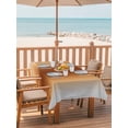 thumbnail image 2 of Outdoor Tablecloths with Umbrella Hole & Zipper, Dark Burnt Orange Grey Ombre Rectangle Tablecloth 60x120 Inch, Farmhouse Gradient Minimalist Waterproof Table Cloth, Patio/Pool/Picnic Table Covers, 2 of 8