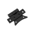 thumbnail image 4 of Small Kitchen Cabinet Hinges Half Butterfly Black Rustic Cabinetry Hardware 2" x 2" Renovators Supply, 4 of 8