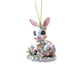 thumbnail image 2 of Lindo adorno colgante de conejito de Pascua, llavero acrílico plano 2D, pequeño colgante para espejo retrovisor de coche o mochila, adecuado para decoración de Pascua., 2 of 6