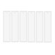 thumbnail image 1 of 2024 High Quality 6pcs 3.7 Inch Rectangle Silicone Bookmark Mold Craft Transparent, 1 of 3