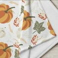 thumbnail image 6 of Fall Throw Blanket Fall Decor Autumn Pumpkin Leaves Flannel Fleece Blanket Gifts Farmhouse Super Warm Soft Cozy Plush Lightweight Seasonal Bedding Blanket for Couch 51x59 in, 6 of 8