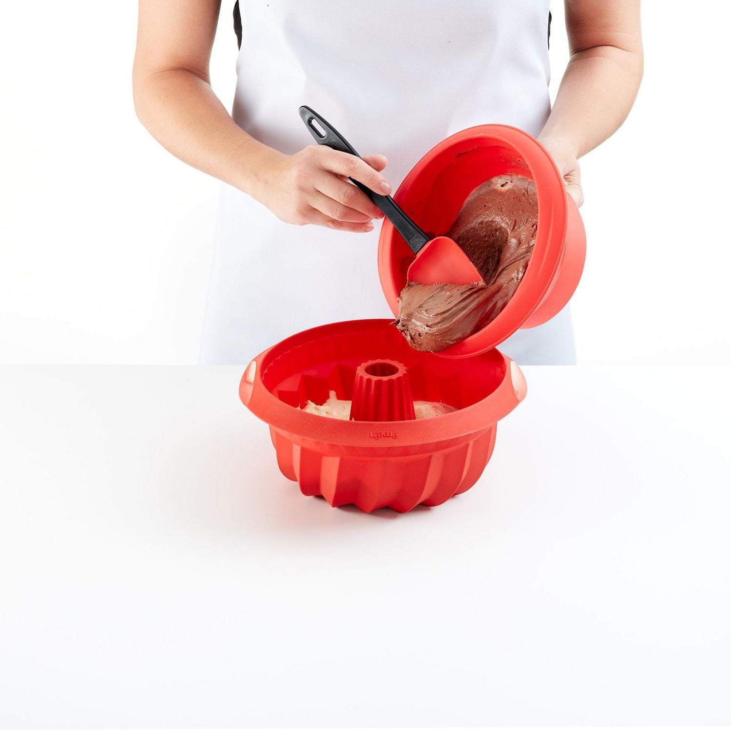 Moule à savarin profond Lekue de 22 cm en noir