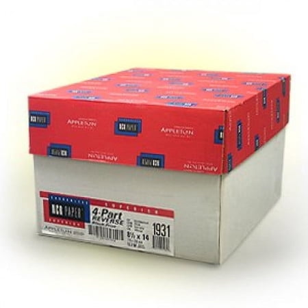 1250 Sets, 8-1/2" X 14" Pre Collated, Carbonless Paper, 4 Part Reverse, (White, Canary, Pink, Gold),ncr 5915 Category: Copy and Multi Purpose Paper