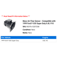 thumbnail image 2 of Mass Air Flow Sensor - Compatible with 1999 Ford F-550 Super Duty 6.8L V10, 2 of 2