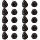 thumbnail image 1 of Nvzi Paquete de frutas artificiales, juego de frutas de plástico para decoración, ideal para fiestas en casa, rellenos de jarrones y accesorios de fotografía (frambuesa negra, 10 unidades), 1 of 5