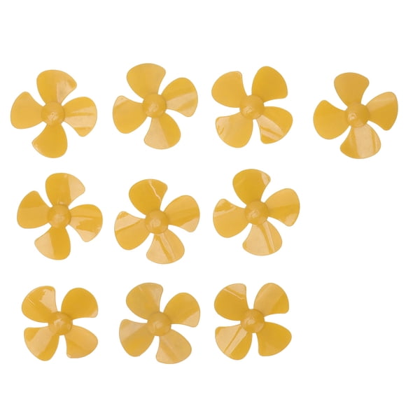 Hélice de plástico, 10 piezas de 80 mm, 4 palas, hélice de repuesto, hélice de plástico de grado profesional