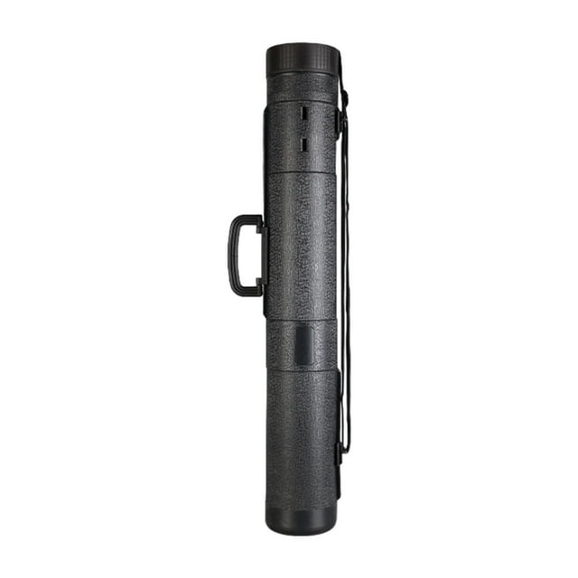 ZheElen Poster Tube Multifunctional Document Storage Tube Round Storage Case for Map Black 11 cm L 78 to 140 cm