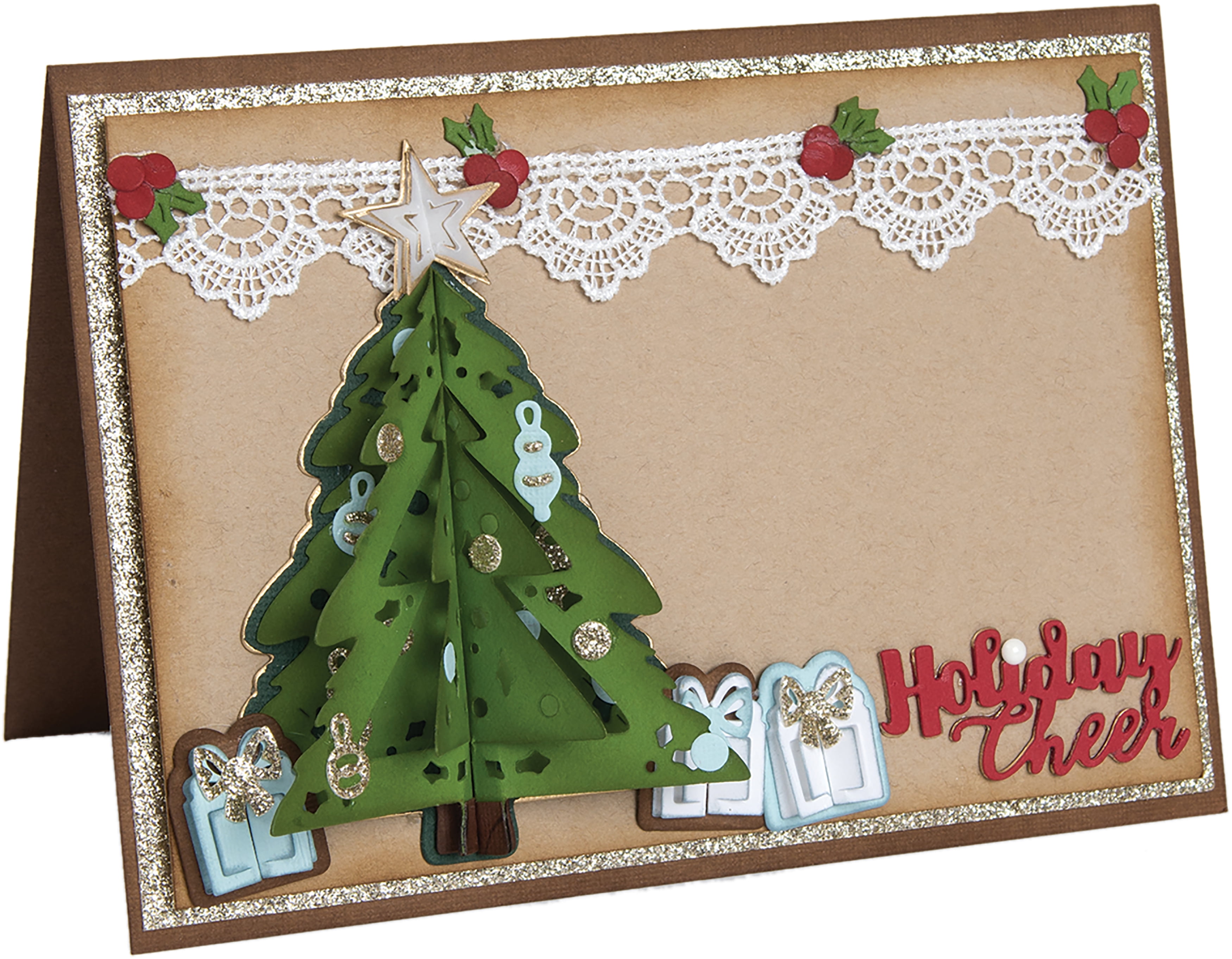 Sizzix Thinlits Dies By Katelyn Lizardi 9/Pkg Christmas Tree Flip And
