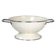 thumbnail image 2 of Cuenco de Estilo Francés Enmel Vented Bred Bowl Plte Fruit Bowl con Hles, Cocina Veggies Fruits Tazón para Servir , blanco grande perfecl Colador de frutas Tazón Plato, 2 of 7