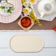 thumbnail image 1 of Mantel Individual de silicona para comedor, posavasos para bebidas, posavasos para tazas de café, posavasos para mesa para bodas, apartamentos, Beige S, 1 of 8