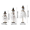 thumbnail image 2 of Halloween Wooden Tabletop Decor Set - 3 Piece Ghost Signs with Wooden Base for Tiered Tray, Fall Seasonal Home Decorations, Halloween Party Table Centerpiece, 2 of 7
