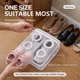 thumbnail image 3 of HKJUNFEI 2Pcs Shoe Washing Bag Washing and Drying Polyester Structure Sneaker Laundry Bag for Home Gym Travel Daily Life, 3 of 7