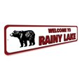 thumbnail image 3 of Welcome to Lake Name Novelty Decor, Metal Wall Sign - 4x18 Inches, 3 of 4