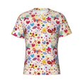 thumbnail image 3 of Naloa Cute Butterfly Flowers Men's T-Shirt Sport T-shirt Men's Basic Tee Casual Men's Shirt, Round Neck, Short Sleeves - 3X-Large, 3 of 5