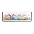 thumbnail image 2 of Dailycode Hallway Runner Rug 2x6 Non Slip Absorbent Soft Floor Mat for Home Kitchen Bedroom Entrance Cute Rabbit and Easter Egg, 2 of 7