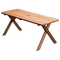 thumbnail image 1 of Western Red Cedar Crossleg Table, 1 of 4