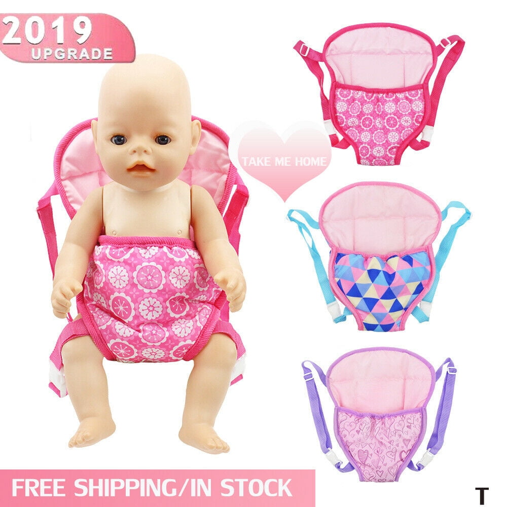 Girls Front Baby Doll Carrier Take and Travel With Doll at all Times Baby Dolls 