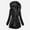 Black, variant on EGNMCR Womens Long Puffer Coat, Long Sleeve Padded Winter Down Coats, Hooded Parka Jacket Fashion Women Hooded Outwear Ladies Warm Coat Long Padded Slim Jacket Women Coat