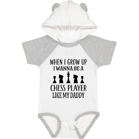 

Inktastic Future Chess Player Like Daddy Gift Baby Boy or Baby Girl Bodysuit