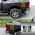 thumbnail image 2 of Veteran Vietnam Retired Distressed American USA US Flag Rear Truck Bed Vinyl Decal fits most Pickup Trucks U.S. Army Sticker USAF USMC US Navy Decal (Set of 2, 11" x 20", Golden Yellow), 2 of 8