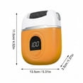 thumbnail image 2 of Electric Foot Callus Remover Professional Rechargeable Pedicure Tool 0.5 lbs with Replacement Grinding Heads for Smooth Feet and Dead Skin Removal, 2 of 6