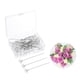 thumbnail image 1 of Paquete de 50 alfileres de corsage, alfiler recto transparente de diamante de 6.4 cm para bodas, 1 of 7