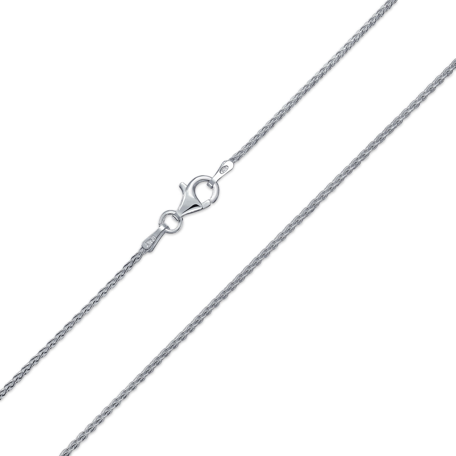 Details about   Verona Jewelers Mens 925 Sterling Silver 4MM Italian Curb Link Chain Necklace