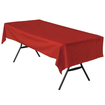 

Plastic Table Cover Roll - 40 X 100 40 X 100 Red Each 1 by Paper Mart