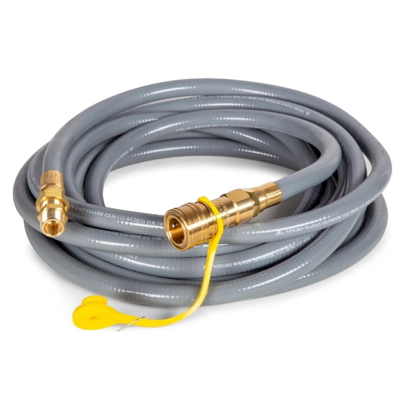 WEN GNA1225 Natural Gas Hose with Quick-Connector for Tri-Fuel Generators, 25 Feet x 1/2-Inch ID