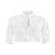 thumbnail image 3 of Blusa clásica blanca de manga corta estilo Dirndl para mujer, con botones en la parte delantera y escote en V, estilo bávaro, traje tradicional de Oktoberfest (XXL), 3 of 4