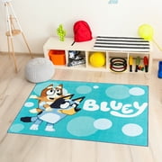 BBC Licensed Playful Bluey Youth Printed Area Rug, 3x5