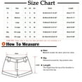 thumbnail image 2 of POTETI Casual Womens Bermuda Shorts High Waisted Plus Size Womens Shorts Khaki Zipper Solid with Pockets Drawstring Loose Shorts, 2 of 5