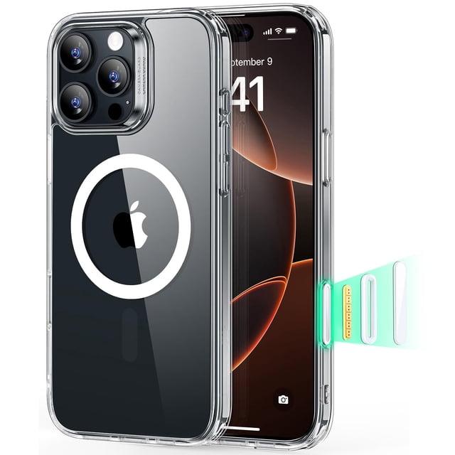 Funda de teléfono ESR para iPhone 16 Pro con control de cámara transparente