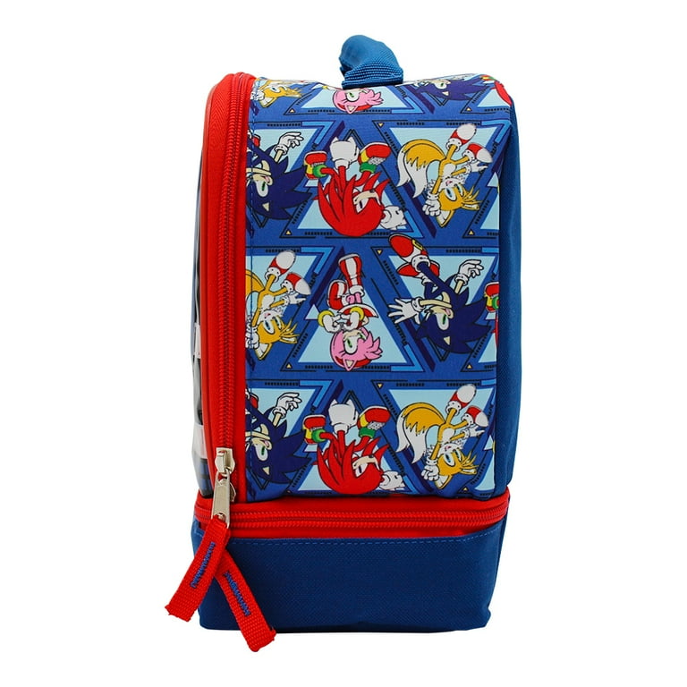 Sonic The Hedgehog Sac à Déjeuner Isotherme Avec Bretelles Réglables