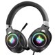 thumbnail image 1 of ONIKUMA USB Auriculares con cable Auriculares Brillantes Auriculares Auriculares Cancelación Auricular Auricular Línea En Línea Meeting Live Streaming Computer Accessories Black Inevent EL005819-01B, 1 of 7