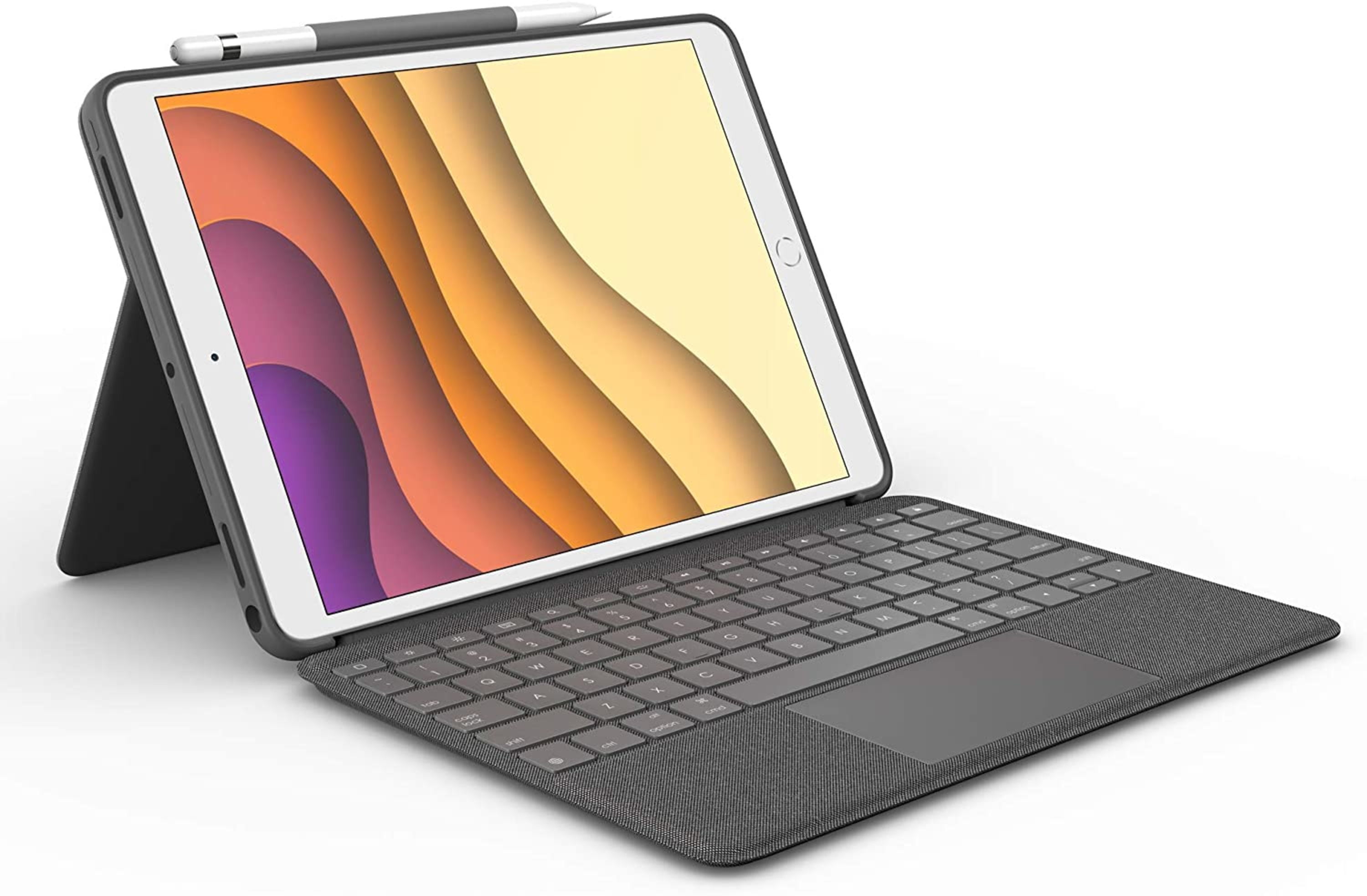 Logitech Combo Touch for Air (3rd Generation) and iPad Pro Keyboard Case with Trackpad, Wireless Keyboard, and Smart Connector Technology - Graphite (Certified Used) - Walmart.com