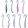 thumbnail image 4 of 9x Ganchos Marcapáginas a granel Marcapáginas de metal Marcapáginas con gancho tallado para hombres y mujeres Suministros para manualidades Lectores mayimx Ganchos Marcador a granel, 4 of 9