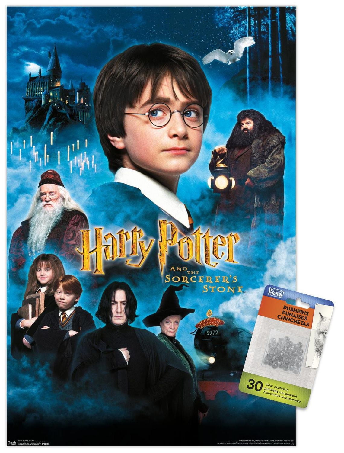 Harry Potter and the Sorcerer's Stone - Candles One Sheet Wall Poster, 22.375" x 34"