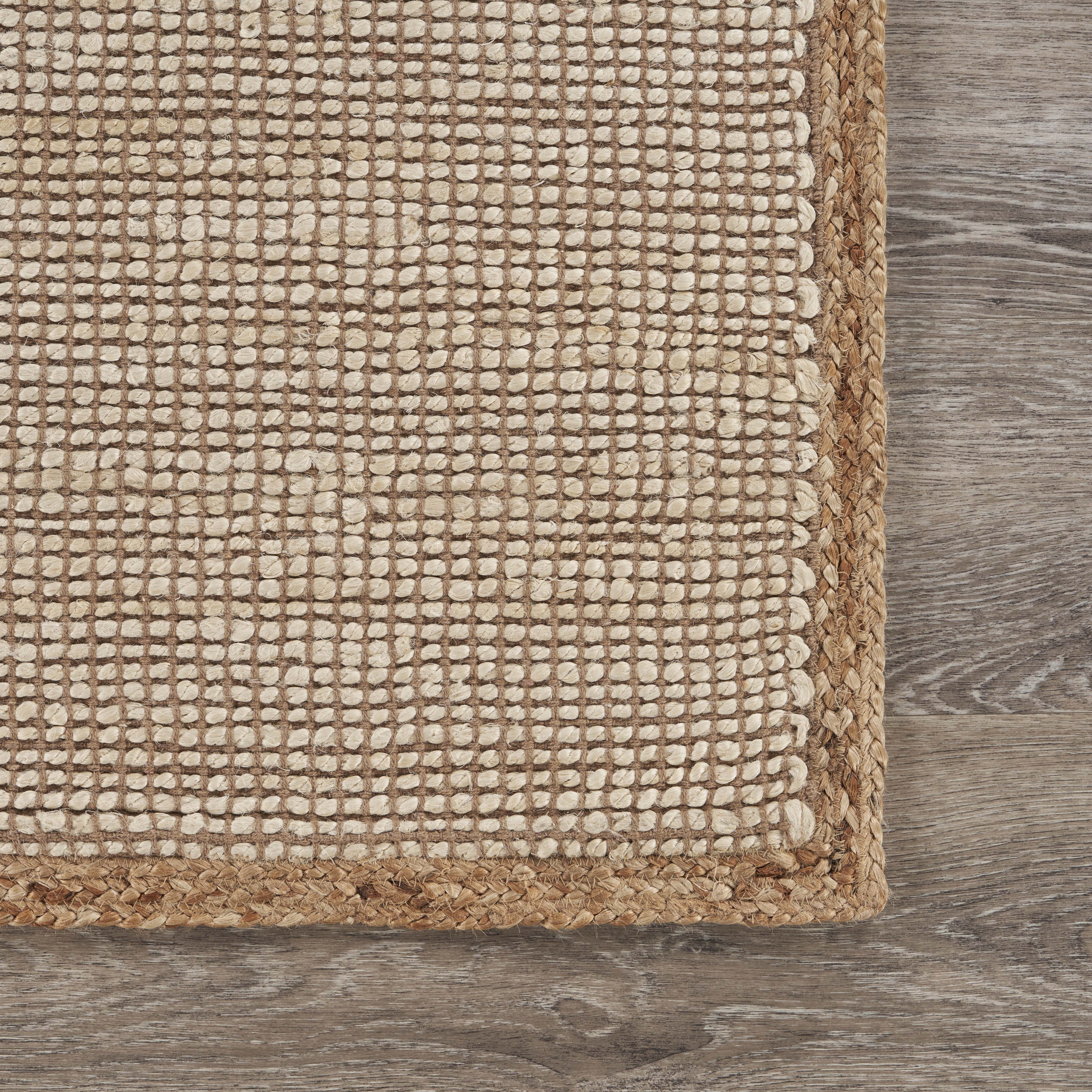 Lr Home Woven Solid Print Hand-Made Area Rug, 12' x 9'