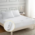 thumbnail image 2 of Full Size Heated Mattress Pad - Quilted Electric Cover with 5 Heat Levels, 10-Hour Auto Shut Off, Deep Pocket, 54"x75", White, 2 of 8